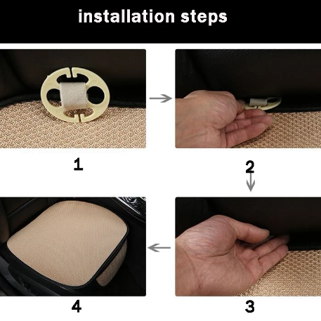 Davriel - Cojines de seda para asiento de coche