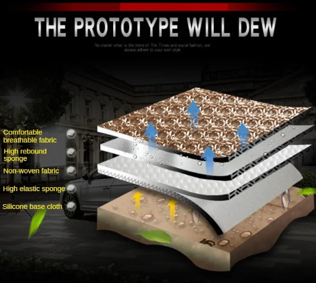Davriel - Cojines de seda para asiento de coche