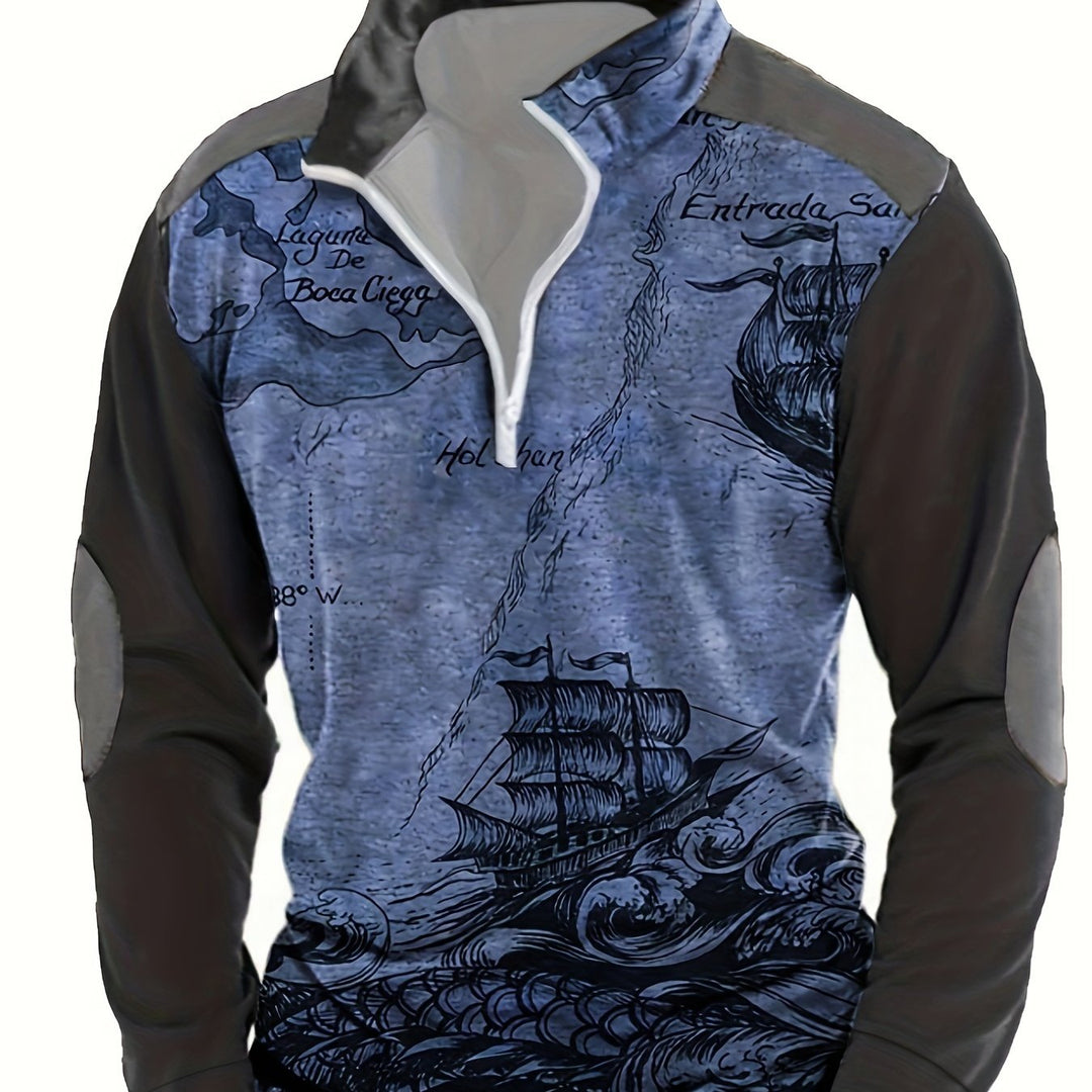 Delven - Sudadera informal con estilo