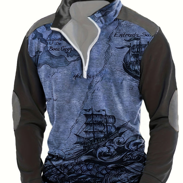 Delven - Sudadera informal con estilo