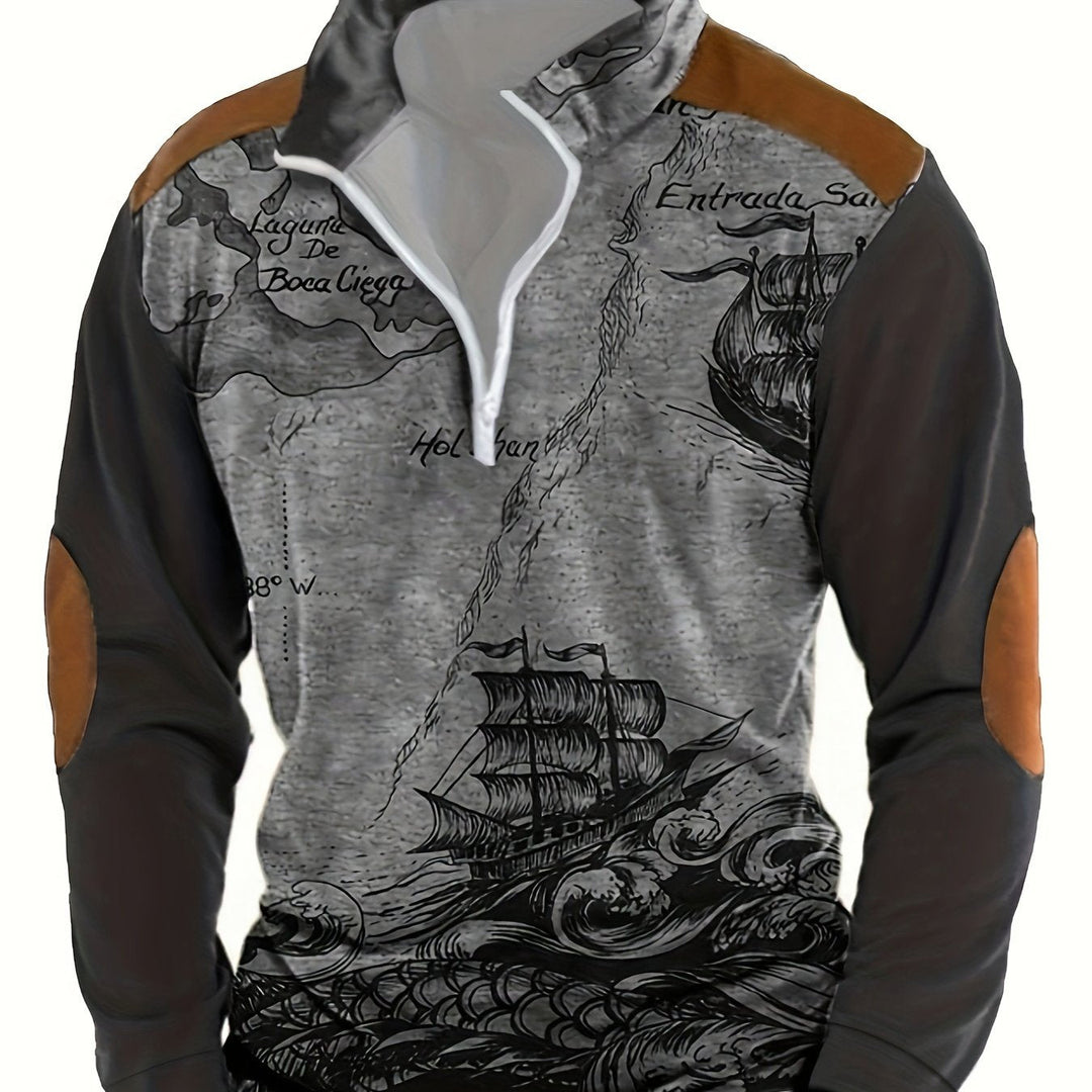 Delven - Sudadera informal con estilo