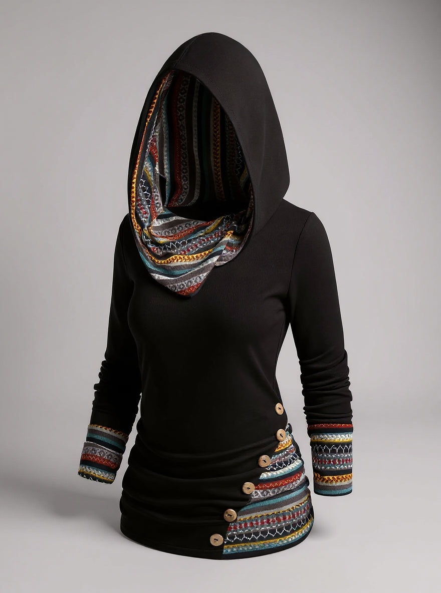 Amilene: elegante sudadera con capucha informal