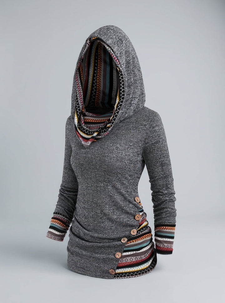 Amilene: elegante sudadera con capucha informal