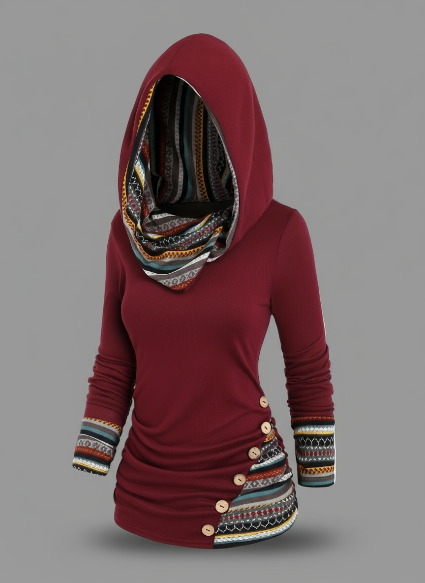 Amilene: elegante sudadera con capucha informal