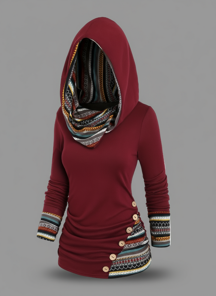 Amilene: elegante sudadera con capucha informal