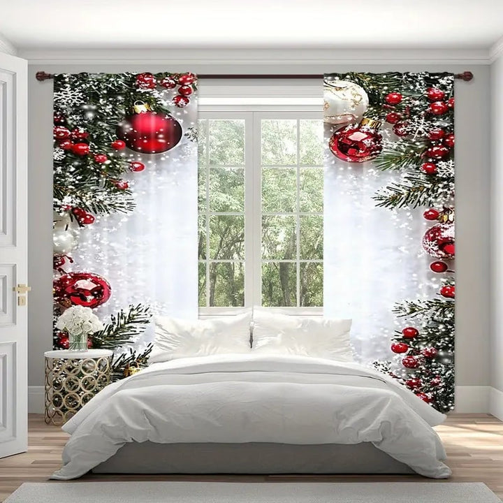 Florisia - Cortinas estilo navideño