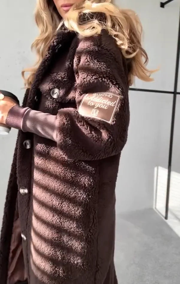 Arvessa - Abrigo con capucha elegante y casual